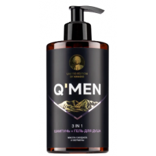 QMEN шампунь+гель для душа 3 в 1 муж. 410 мл